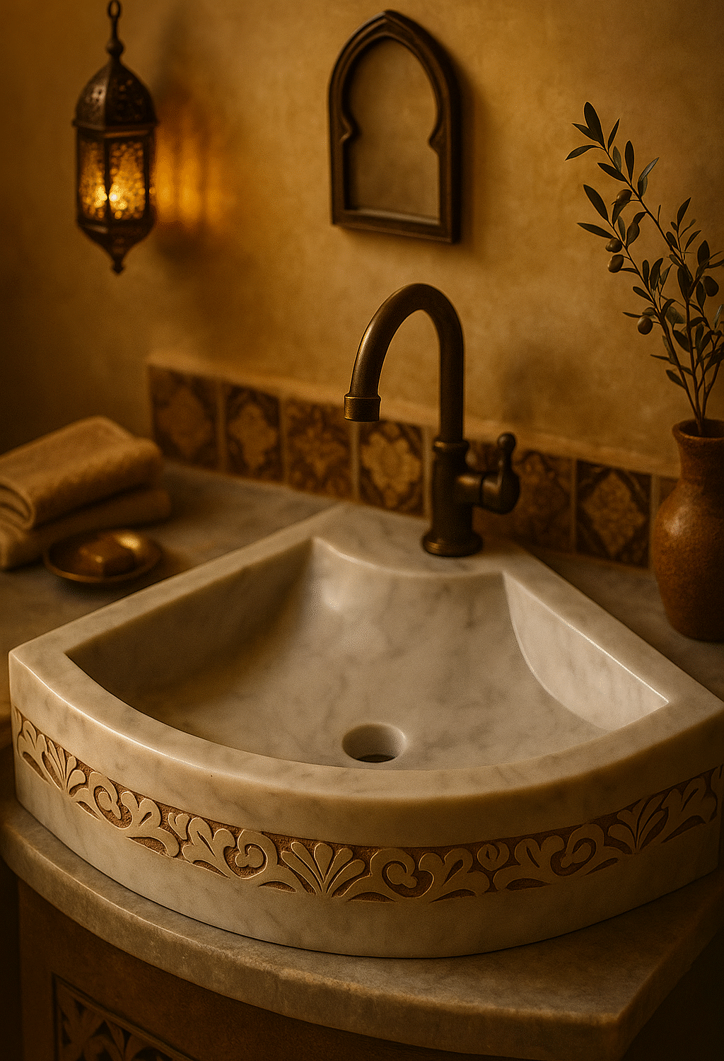 Vasque Pierre naturelle Gravure