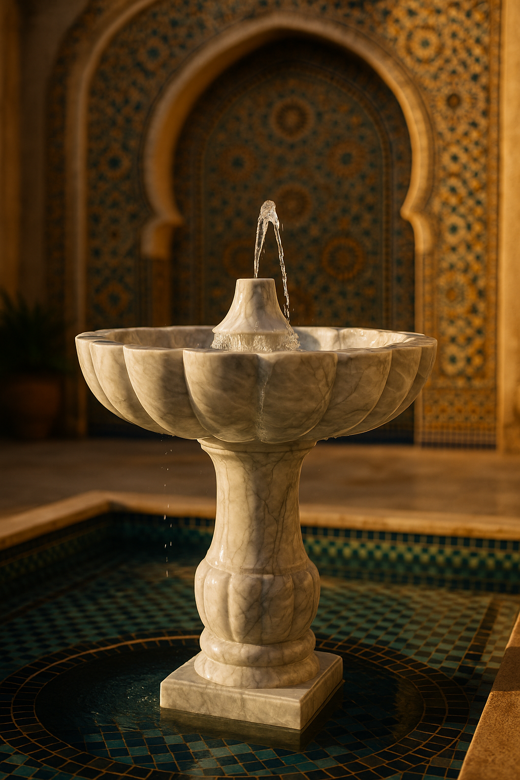 Fontaine en Marbre Spirituel