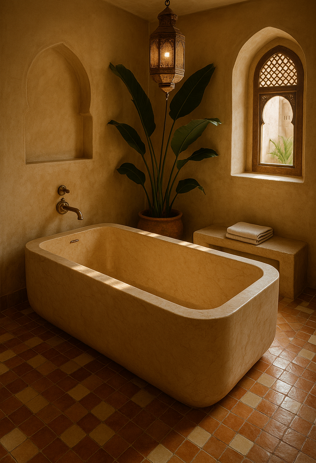 Baignoire L'Artisanat Riad au Cœur de Votre Salle de Bain