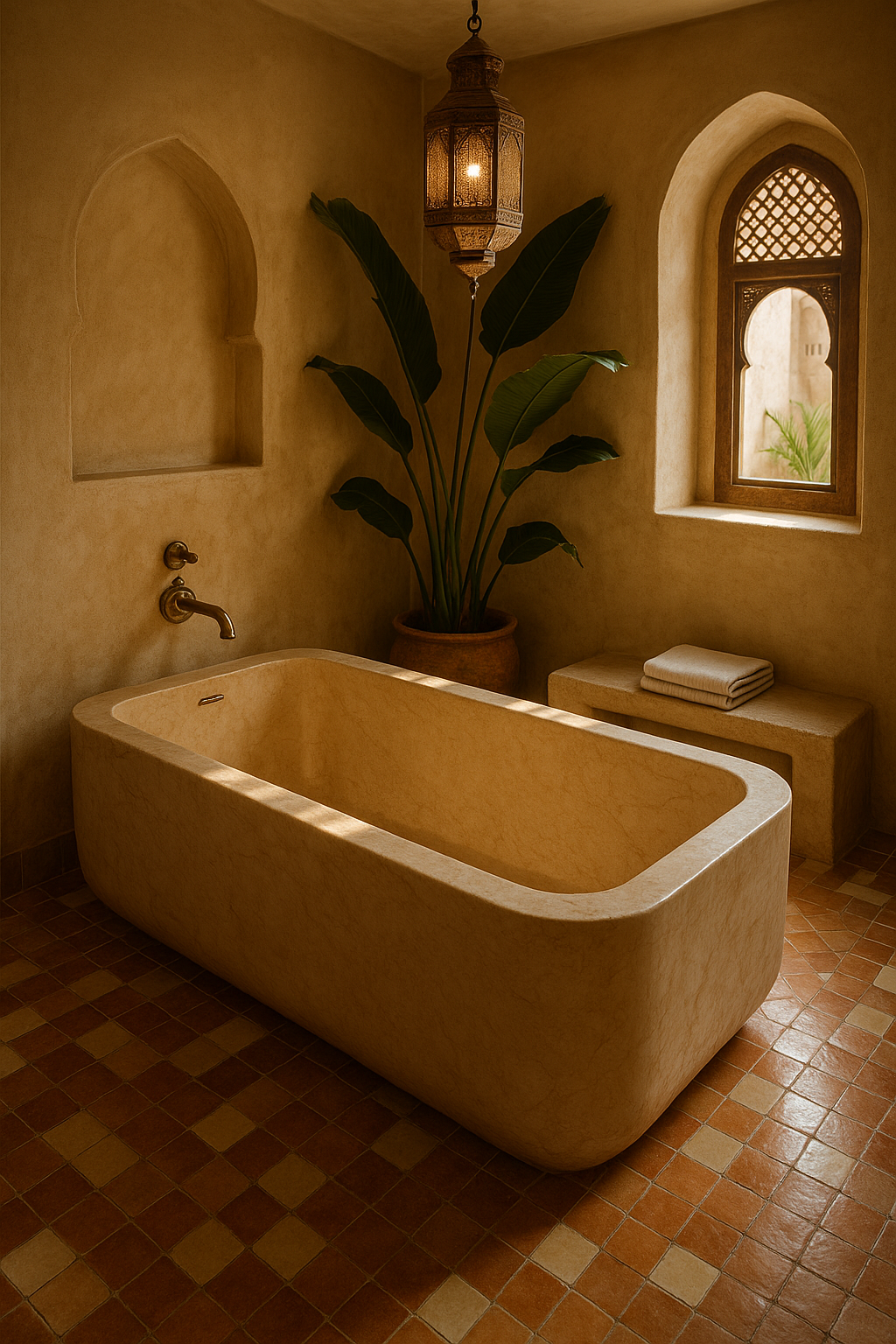 Baignoire L'Artisanat Riad au Cœur de Votre Salle de Bain