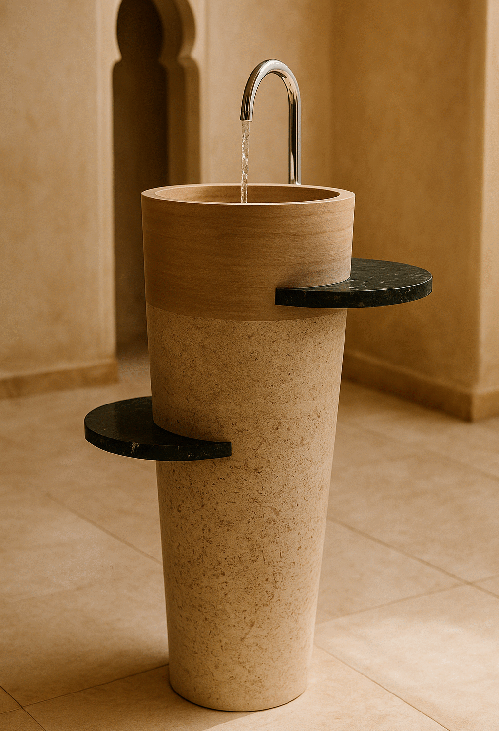 Vasque Pierre Naturelle