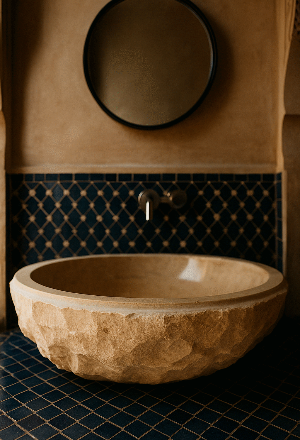 Vasque Pierre Naturelle Taillée Main