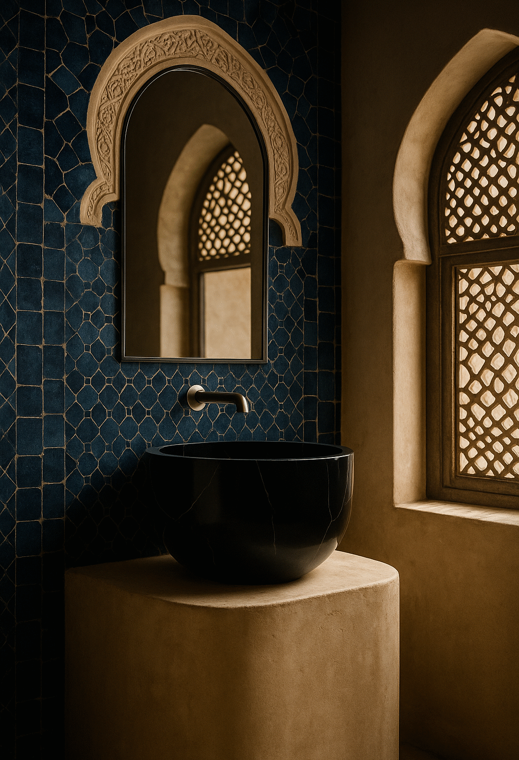 Vasque Pierre Sculptée